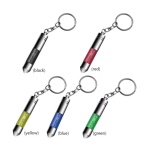 Llavero antiestático portátil para coche, descargador