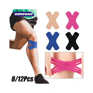 Cinta elástica de soporte muscular para deportes atléticos de 8 und