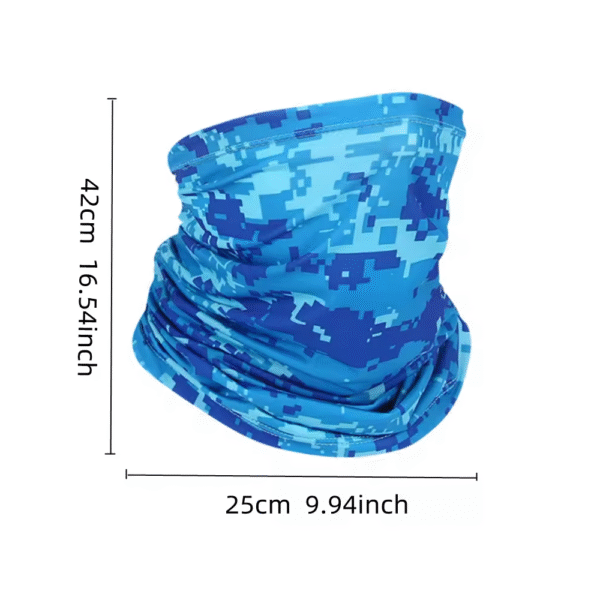 Bandana de protección solar de seda para exteriores - Imagen 5