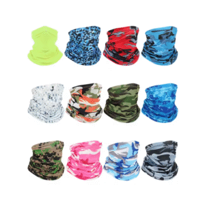 Bandana de protección solar de seda para exteriores