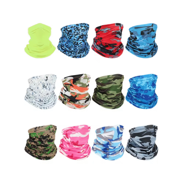 Bandana de protección solar de seda para exteriores