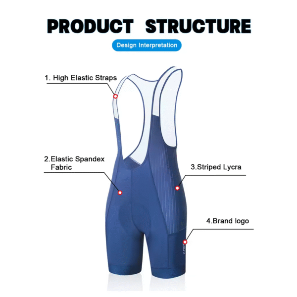 Pantalones cortos de ciclismo para hombre - Imagen 3