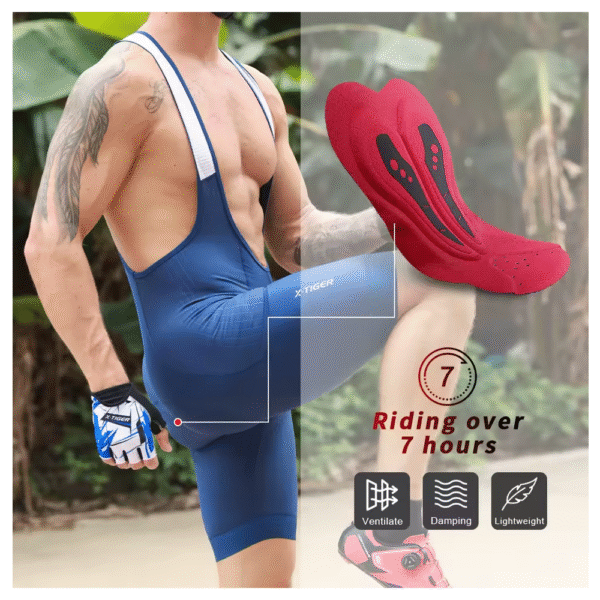Pantalones cortos de ciclismo para hombre - Imagen 2