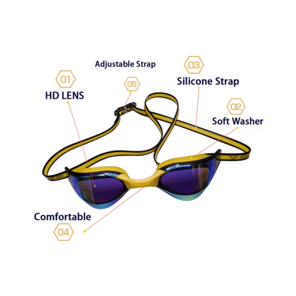 Gafas de natación profesionales antivaho HD de protección - Imagen 2