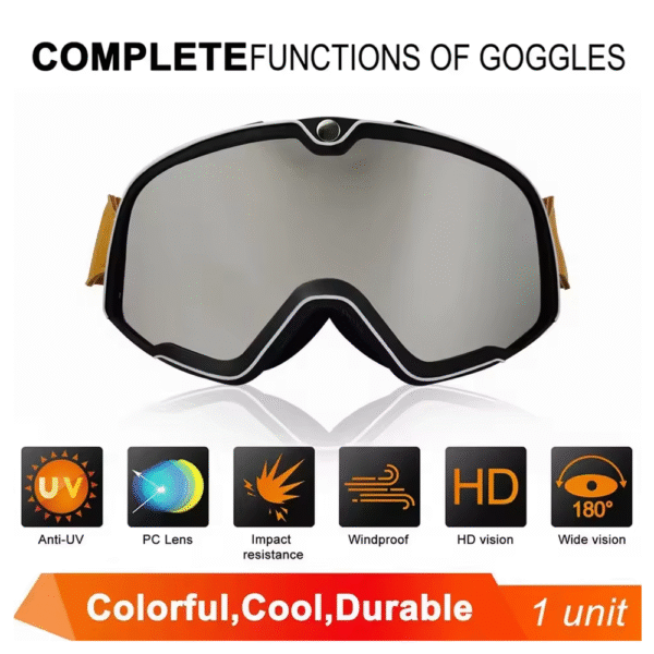 Gafas retro para motocicleta a prueba de viento - Imagen 2