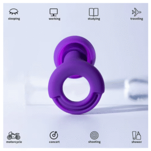 Tapones para oídos de silicona para nadar, dormir