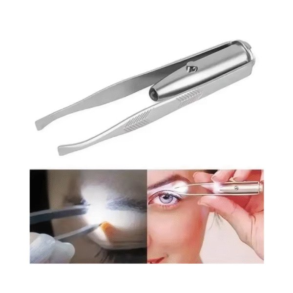 Pinza portátil de acero inoxidable con luz LED - Imagen 3