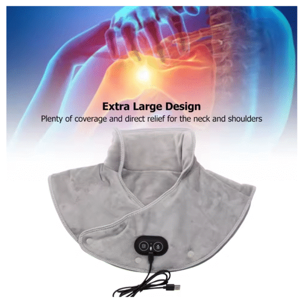 Almohadilla calefactora eléctrica para hombros y cuello - Imagen 4