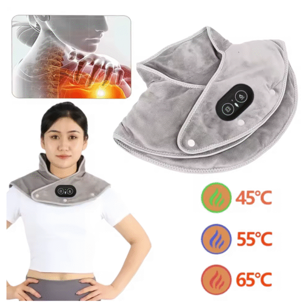 Almohadilla calefactora eléctrica para hombros y cuello - Imagen 2
