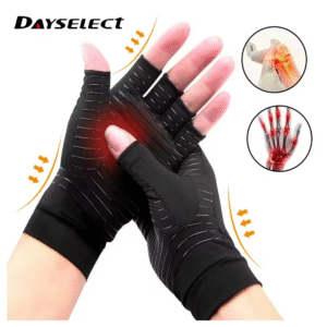 Par de guantes de compresión de cobre para artritis