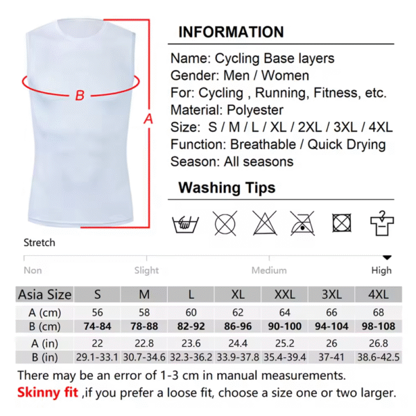 Camiseta reflectante para ciclismo de secado rápido - Imagen 3