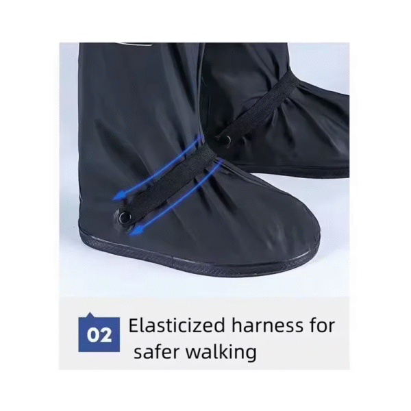 Zapatos de lluvia reutilizable antideslizantes para días lluviosos - Imagen 6