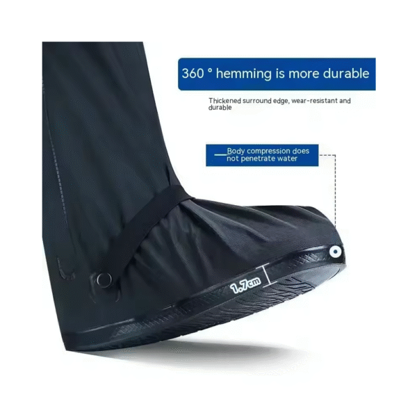 Zapatos de lluvia reutilizable antideslizantes para días lluviosos - Imagen 5