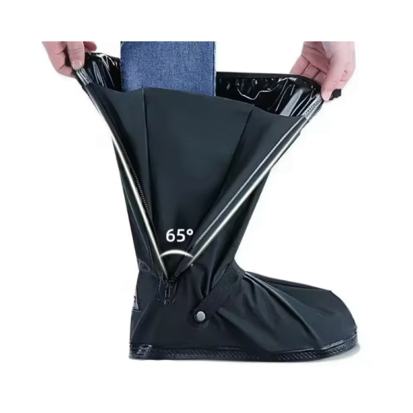 Zapatos de lluvia reutilizable antideslizantes para días lluviosos