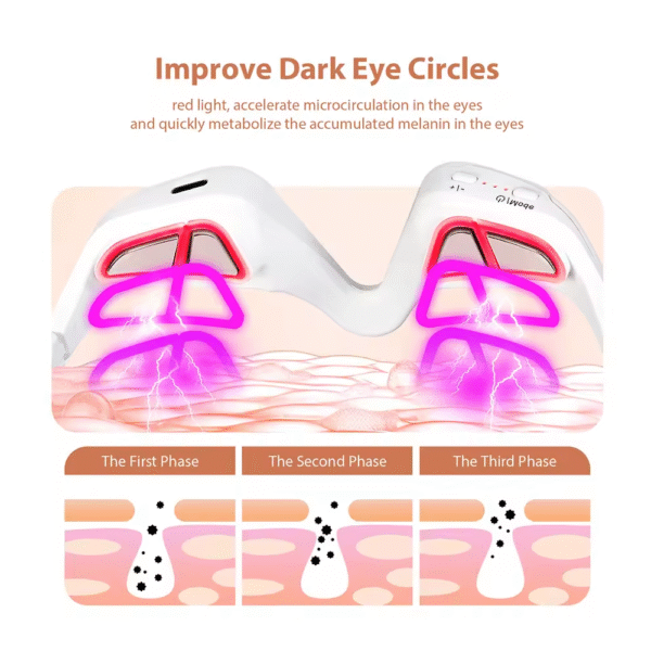 Masajeador de ojos 3D para alívio de la fatiga y belleza - Imagen 6