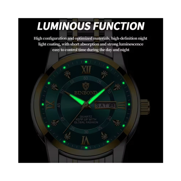 Reloj de buceo a la moda de lujo resistente al agua hasta 30MTS - Imagen 5
