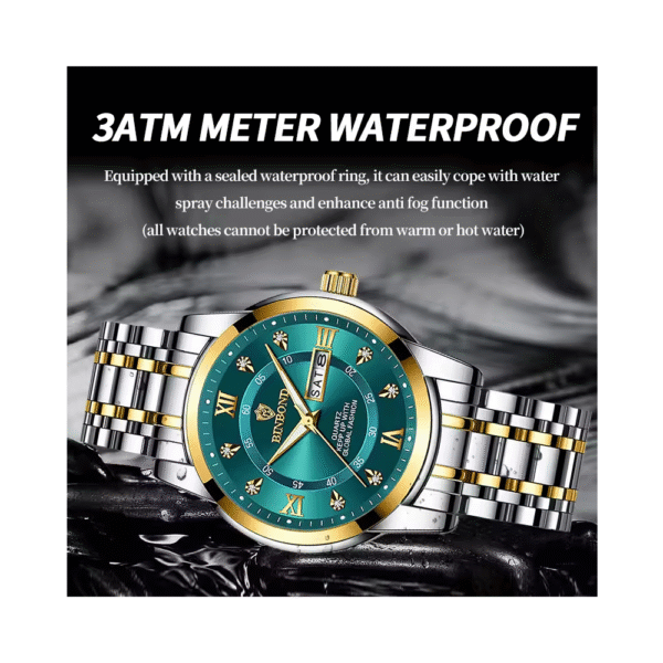 Reloj de buceo a la moda de lujo resistente al agua hasta 30MTS - Imagen 4