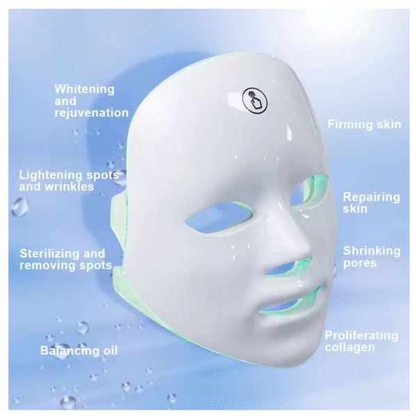 Máscara facial led cuidado de la piel - Imagen 2