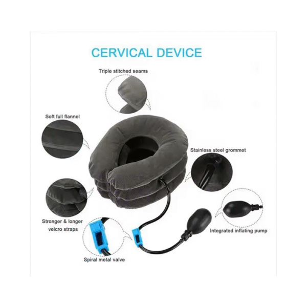Cojín inflable collar tracción cervical alivia el dolor - Imagen 4