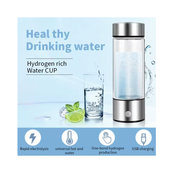 Botella eléctrica con generador de agua rico en hidrógeno - Imagen 3