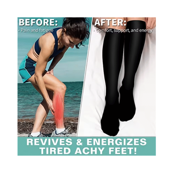 Pack de 4 calcetines de ciclismo para diabéticos y de compresión - Imagen 5