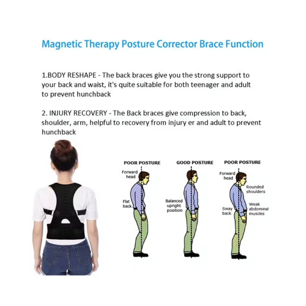 Corrector de postura magnetico para soporte de hombro - Imagen 7
