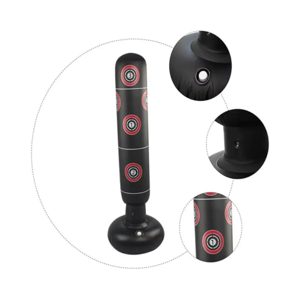 Saco de boxeo inflable de 120cm para entrenamiento y el estrés - Imagen 4