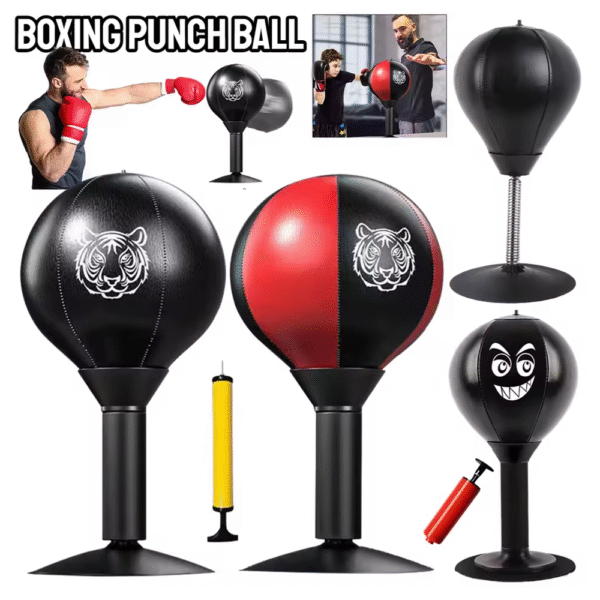 Bola de boxeo de escritorio para aliviar el estrés y entrenar