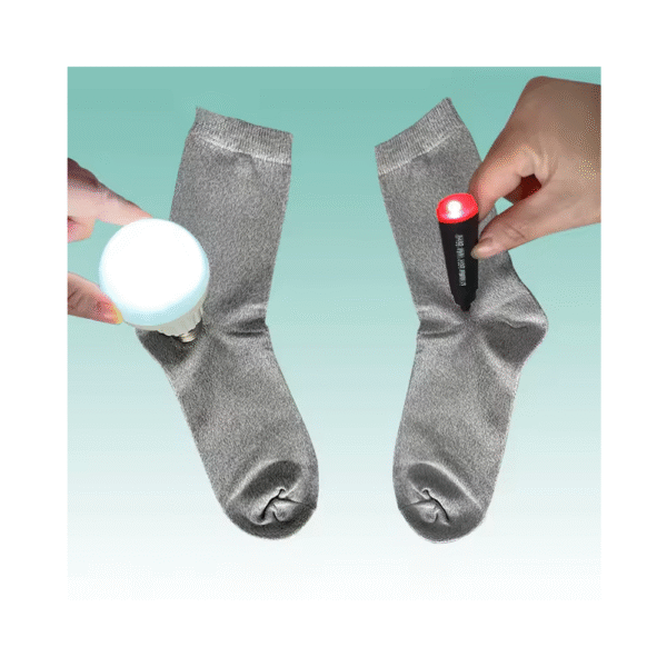 Calcetines antiradiación de fibra plateada - Imagen 2
