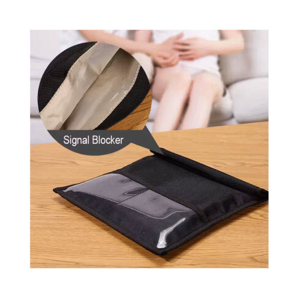 Funda con bloqueo de blindaje RFID para dispositivos de teléfonos - Imagen 3