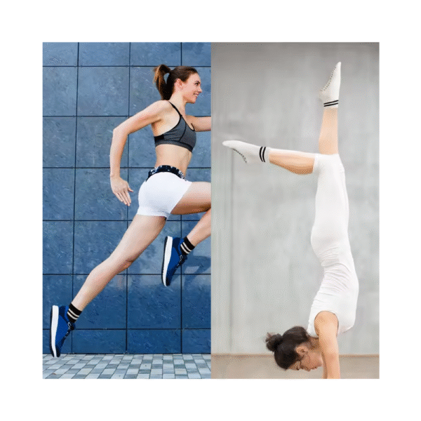 5 Pares de calcetines rayas dobles para entrenamiento - Imagen 6