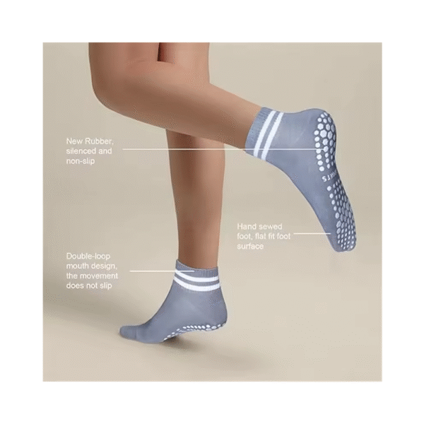 5 Pares de calcetines rayas dobles para entrenamiento - Imagen 2
