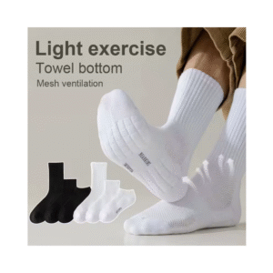 1 Par de calcetines rayas dobles para entrenamiento