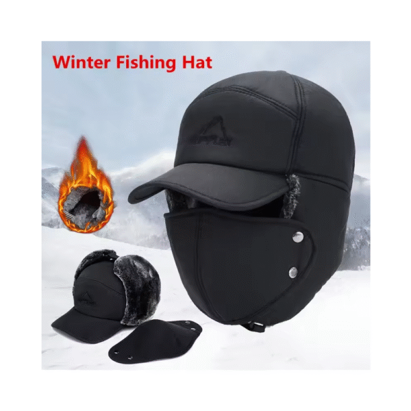 Gorro de béisbol grueso y cálido para hombre y mujer
