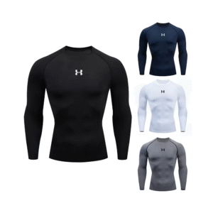 Camiseta de compresión para correr deportiva de manga larga