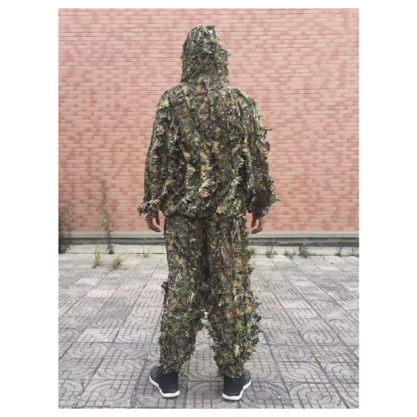 Traje completo de camuflaje de hojas de entrenamiento y de caza - Imagen 5