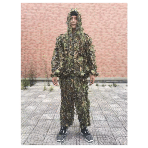 Traje completo de camuflaje de hojas de entrenamiento y de caza